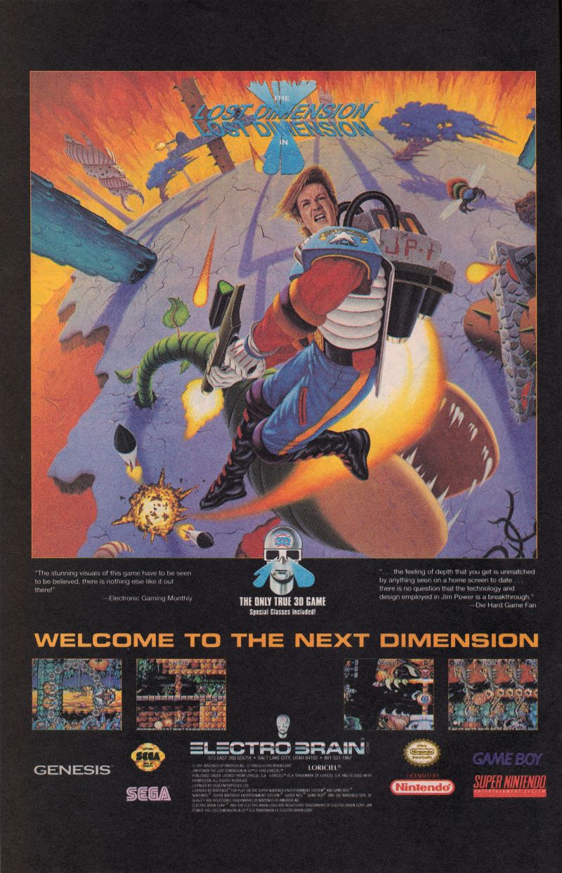 Jim Power: The Lost Dimension in 3D Magazine Advertisement Page 6